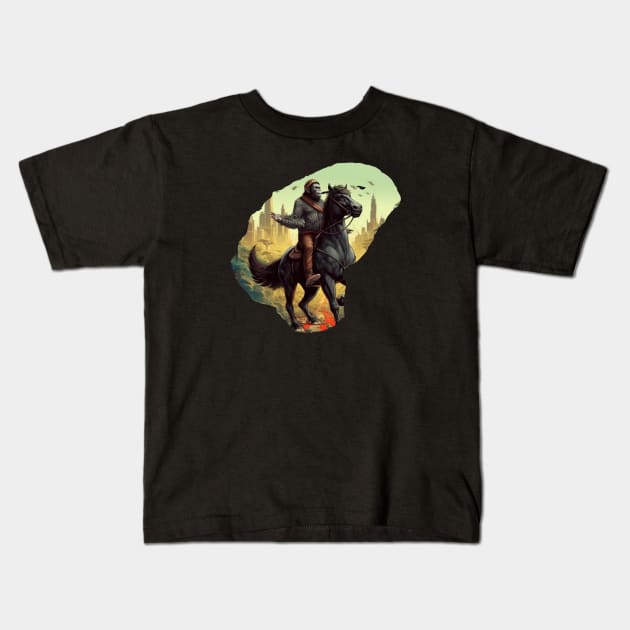 KINGDOM OF THE PLANET OF THE APES Kids T-Shirt by Pixy Official